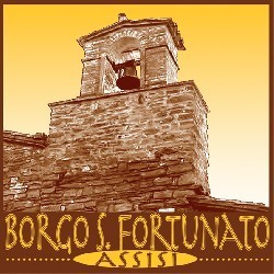 Borgo San Fortunato. Si trova a pochi minuti da Assisi, nel cuore dell'Umbria storica, immerso nel verde sulla sommità di una collina.\\n\\n23/02/2014 11.23